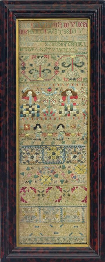 Canvaswork Sampler Painting by Jan Huit - Fine Art America