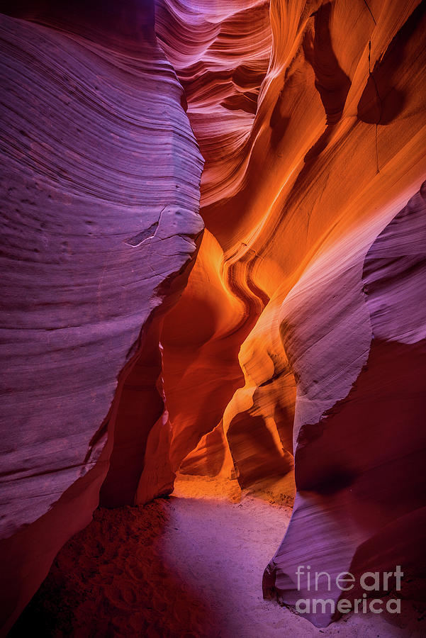 Antelope Canyon Photograph - Canyon Glow - The amazing Antelope Slot canyons in Arizona, USA. by Jamie Pham