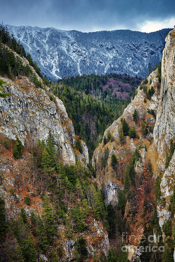 Canyon and mountain range Photograph by Ragnar Lothbrok