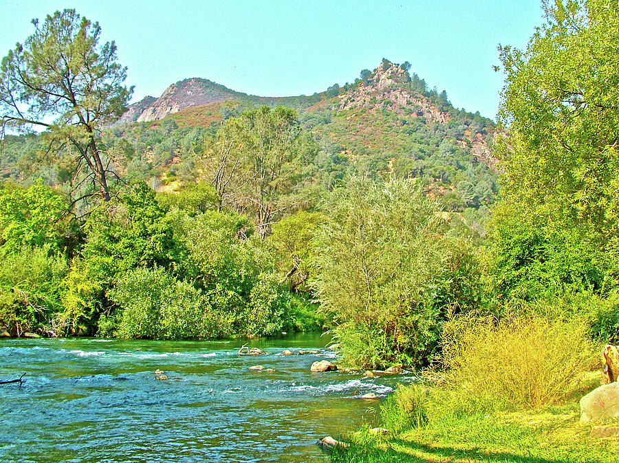 Canyon Creek just before Dam near Winters-California Photograph by Ruth Hager