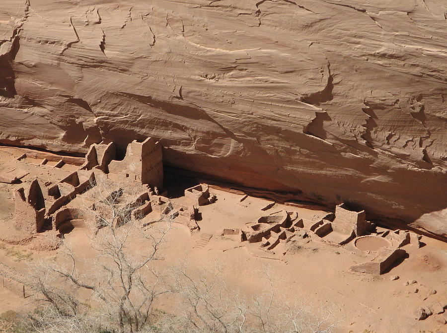 Canyon de Chelly ruins Photograph by Rollin Jewett - Pixels