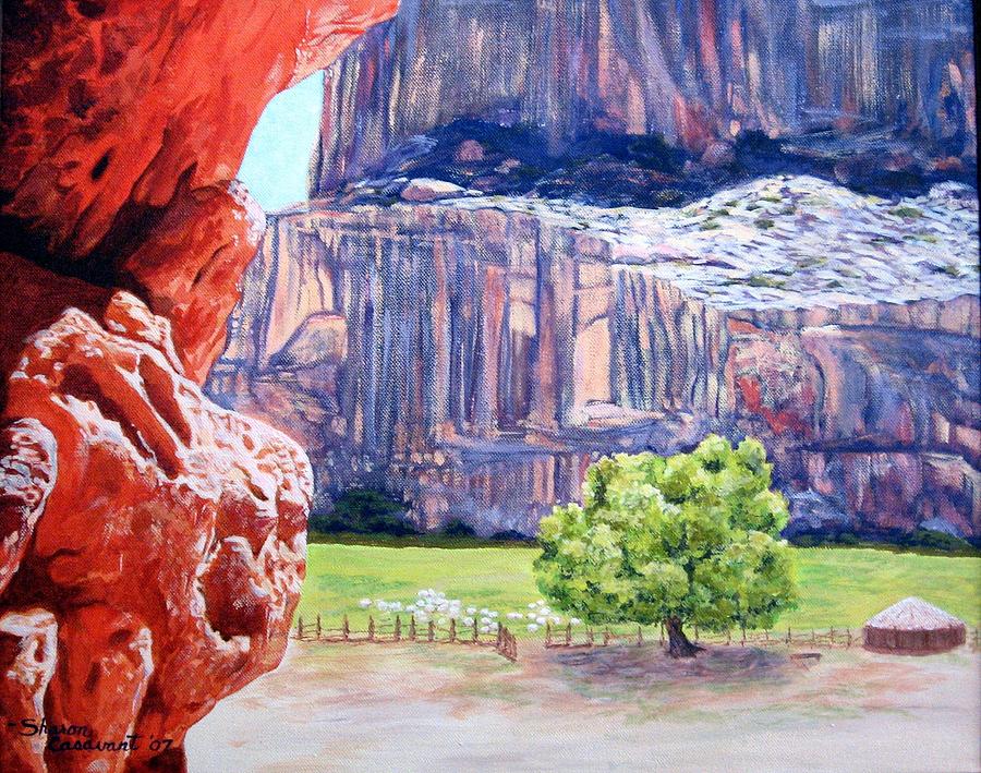 Canyon de Chelly Painting by Sharon Casavant
