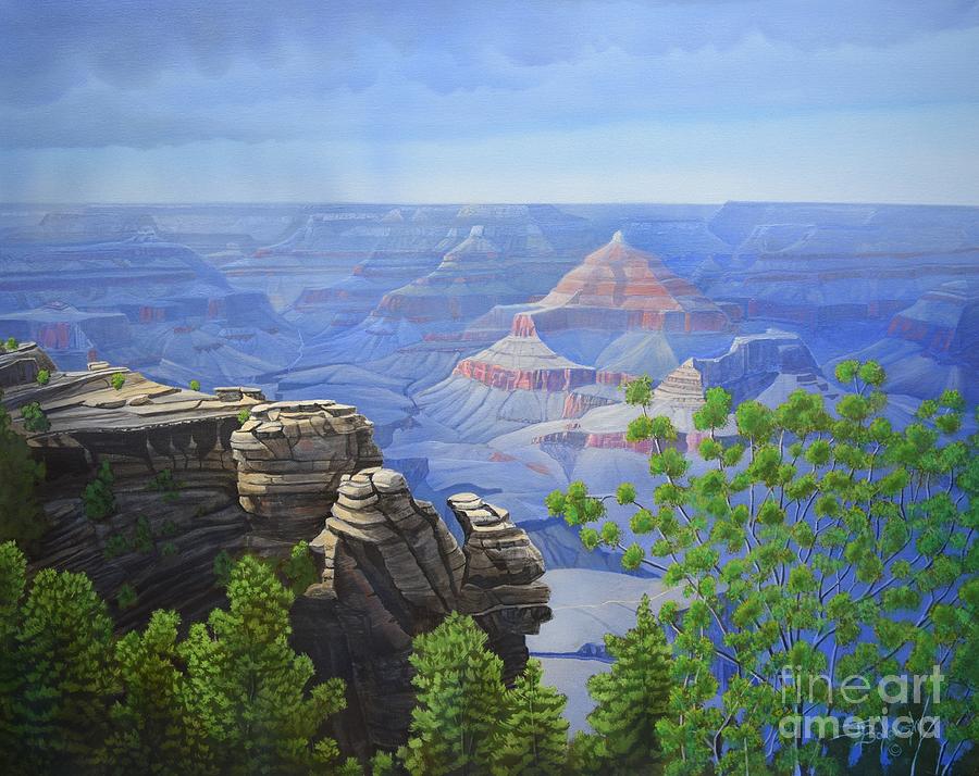 Canyon Dreams A Perfect Come True Painting by Jerry Bokowski Canyon Dreams A Perfect Come True Painting by Jerry Bokowski