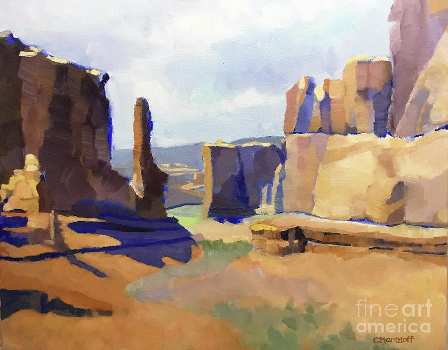 Canyon Dreams Painting by Catherine Martzloff