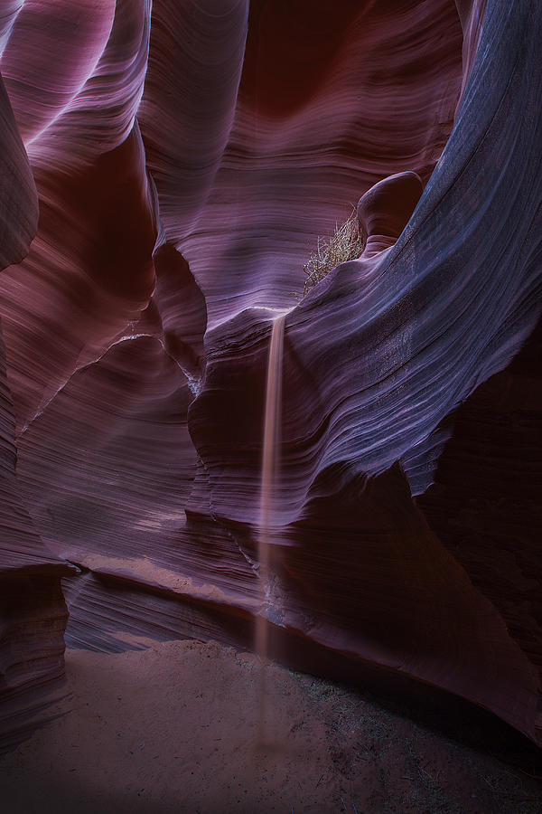 Canyon hour glass Photograph by Jeff Shumaker