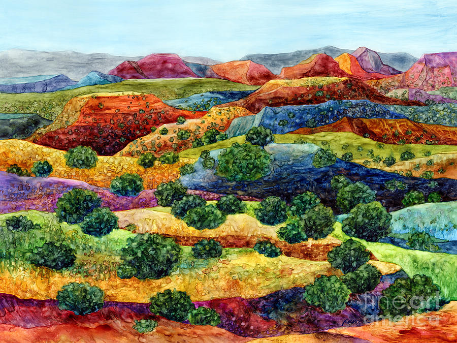 Canyon Painting - Canyon Impressions by Hailey E Herrera