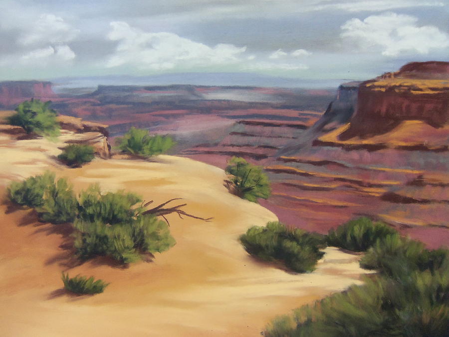 Canyon Majesty Painting by Sandi Snead