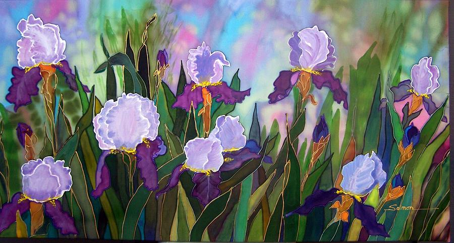 Canyon Mesa Iris Painting by Gwen Salmon - Fine Art America