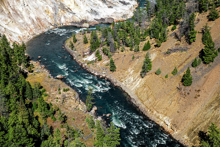 Canyon of Yellowstone River by Alex Galkin Canyon of Yellowstone River by Alex Galkin