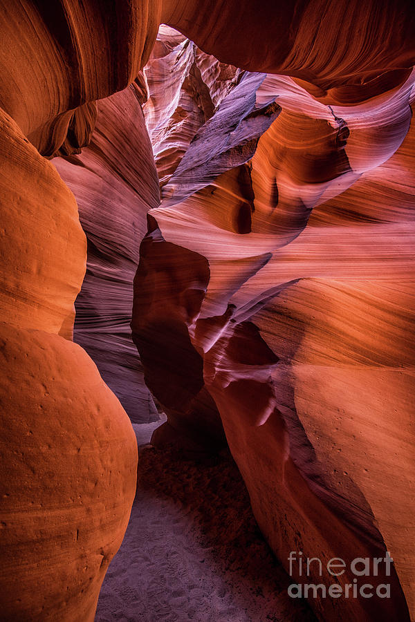 Antelope Canyon Photograph - Canyon Patterns - The amazing Antelope Slot canyons in Arizona, CA. by Jamie Pham