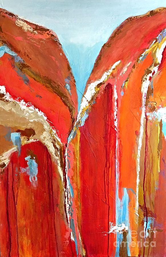 Canyon Reverie Painting by Mary Mirabal
