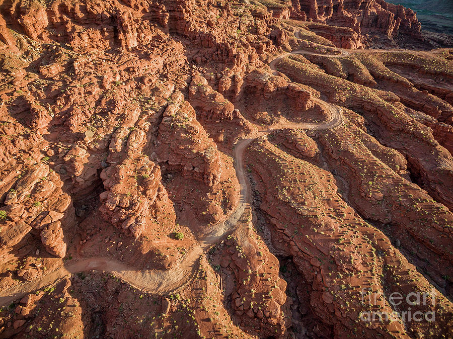 Canyon Road Aerial View Photograph by Marek Uliasz