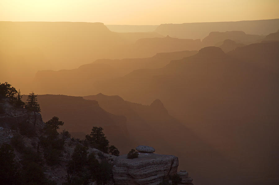 Canyon Silhouettes Photograph by Mike Buchheit