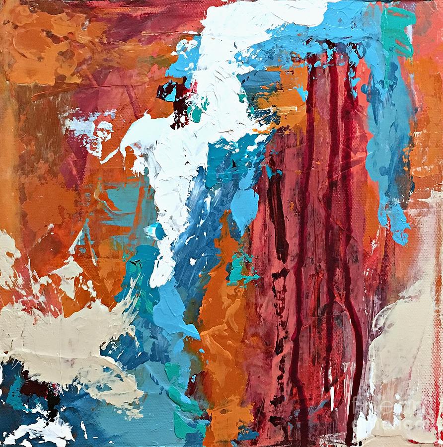 Abstract Painting - Canyon Song no. 2 by Mary Mirabal
