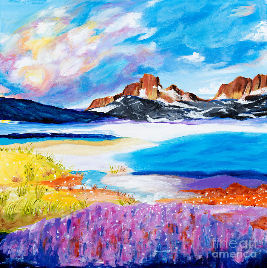Grand Canyon National Park Painting - Canyon Sunrise by Art by Danielle