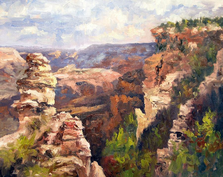 Canyon View Painting by Gary Shepard - Fine Art America