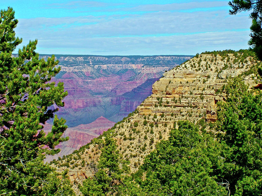 Canyon View near Hermits Rest, Grand Canyon National Park-Arizona Photograph by Ruth Hager