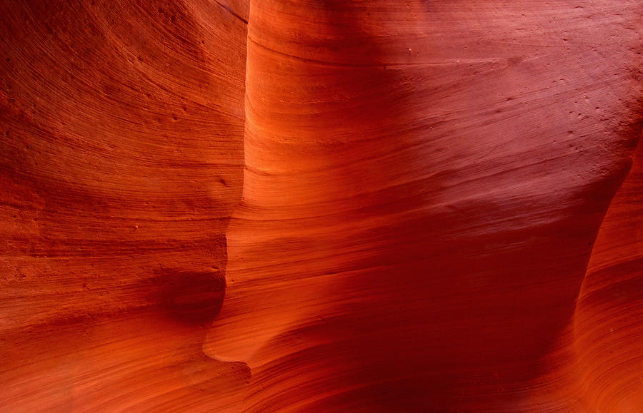 Antelope Canyon Photograph - Canyon Wall by Chris Fleming
