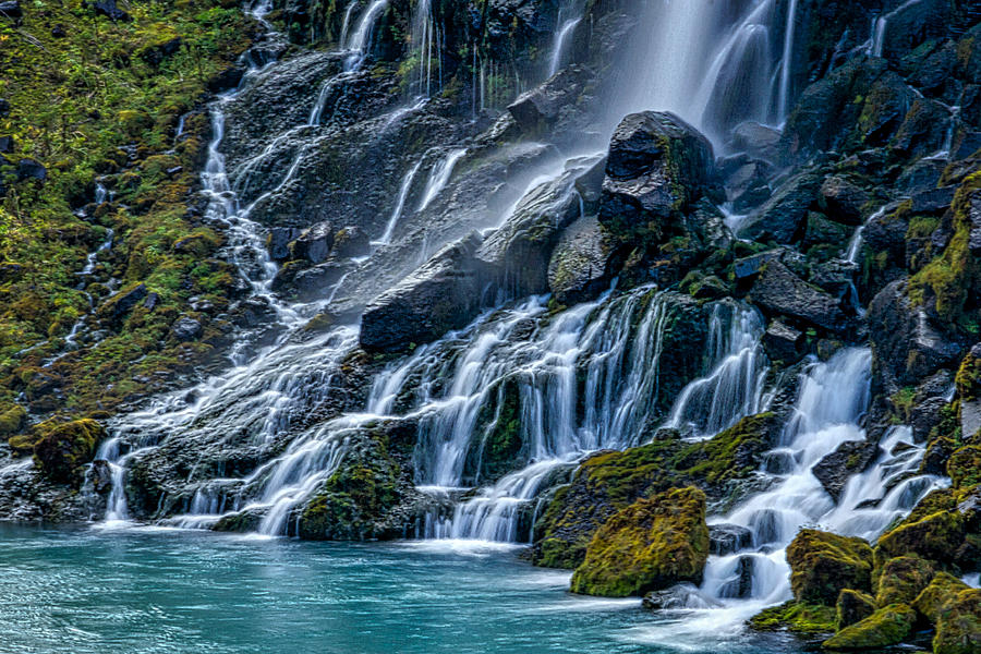 Canyon Waterfall - Iceland Photograph by Stuart Litoff