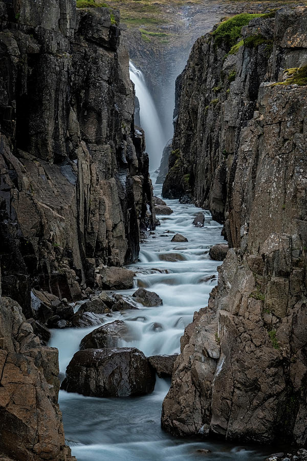 Canyon Waterfall Photograph by Tom Singleton