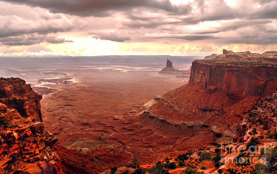 Canyonland Rain Photograph by Robert Bales