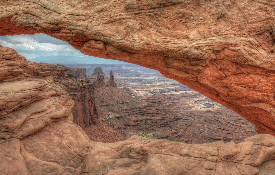 Canyonlands from Mesa Arch Photograph by Michael Kirk