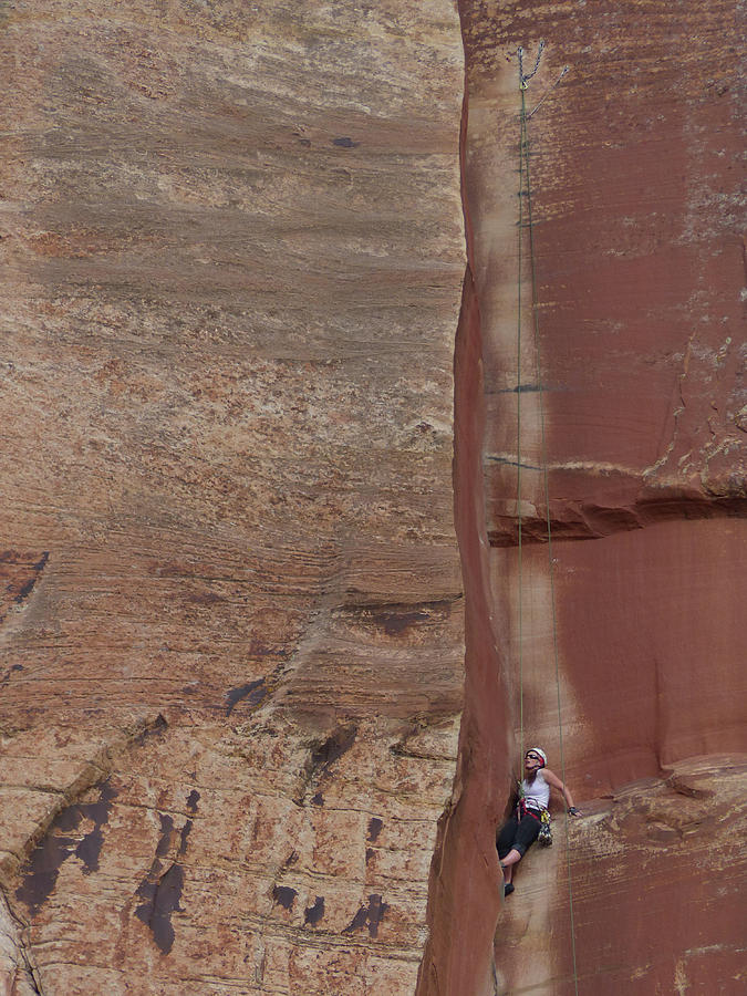 Canyonlands Road Climber Photograph