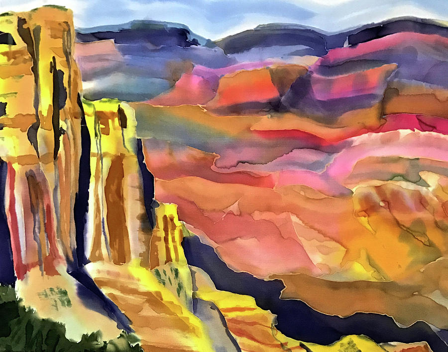 Canyons Painting by Mary Gorman