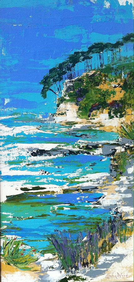 Landscape Painting - Cap Corse by Tisha Wood