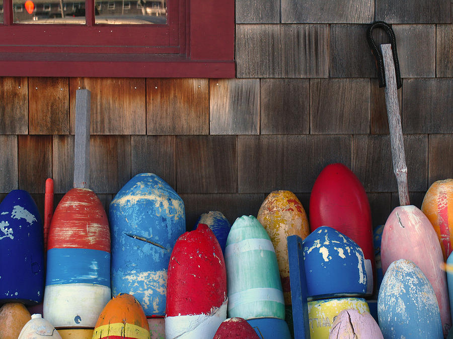 Cape Ann Buoys Photograph by Juergen Roth