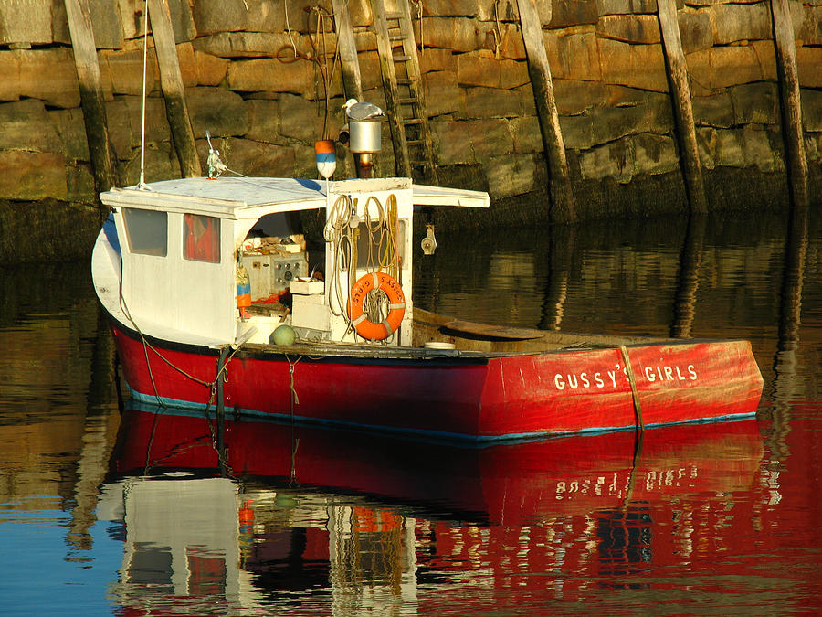 Boat Photograph - Cape Ann Fishing Boat by Juergen Roth