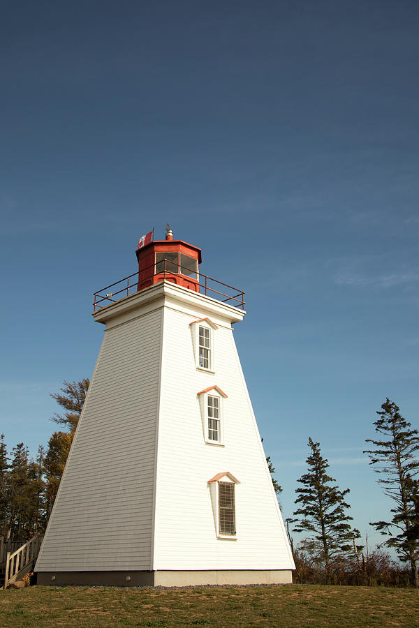 Cape Bear Lighthouse, PEI Photograph by Karen Foley
