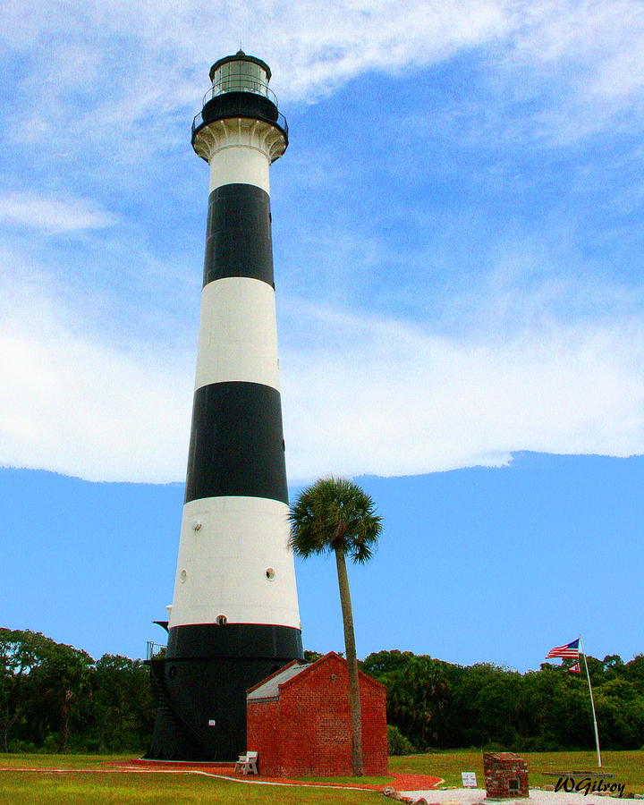 Holiday Photograph - Cape Canaveral lighthouse by W Gilroy
