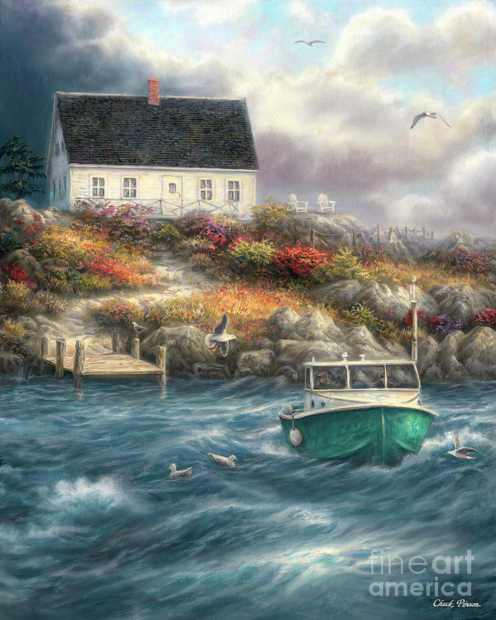 Cape Cod Painting - Cape Cod Afternoon by Chuck Pinson
