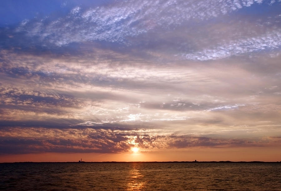 Cape Cod Bay and Sky Photograph by Frank Winters