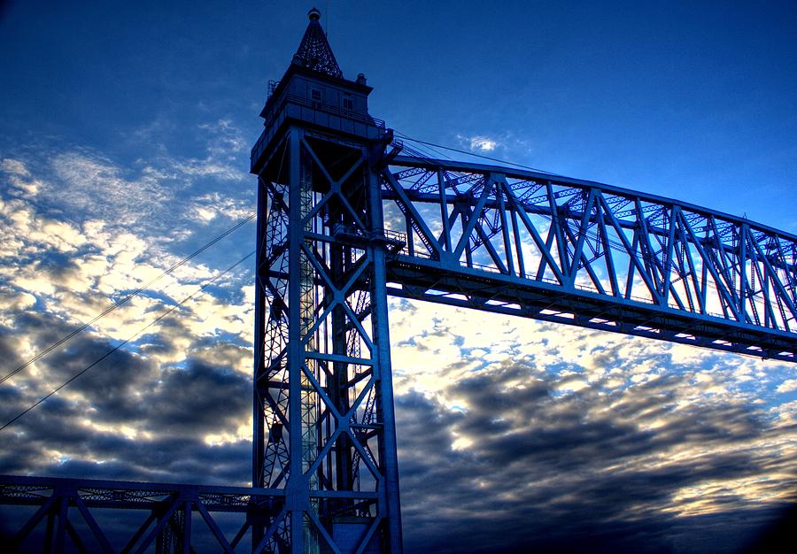 Cape Cod Canal Railroad Bridge Photograph by Greg DeBeck