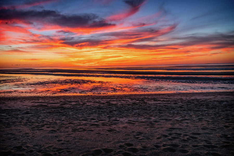 Cape Cod Fall Sunset Photograph by Dave Files