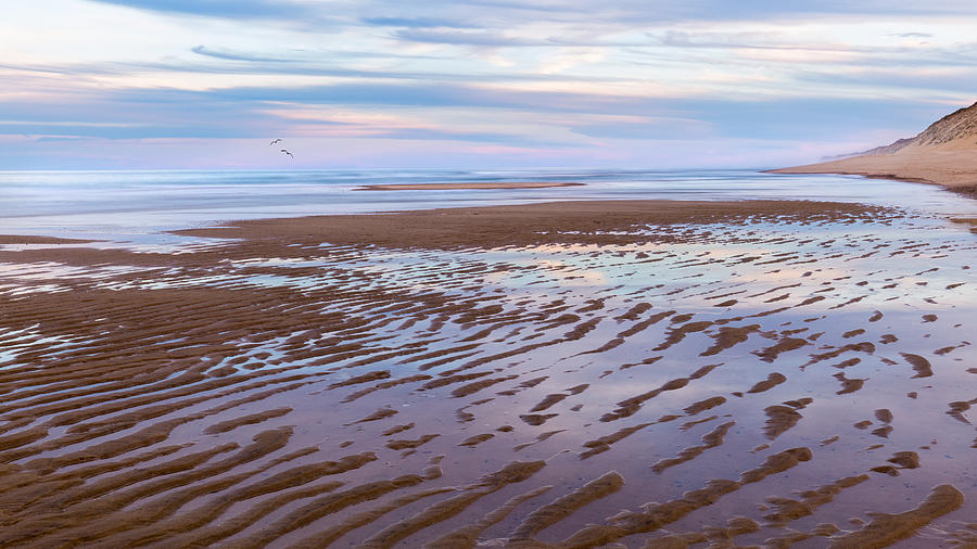 Cape Cod Low Tide Sunset Photograph by Bill Wakeley