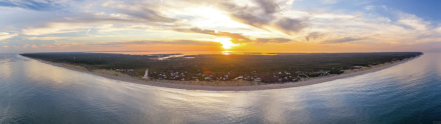 Cape Cod Sunset Panorama Photograph by Mike Gearin
