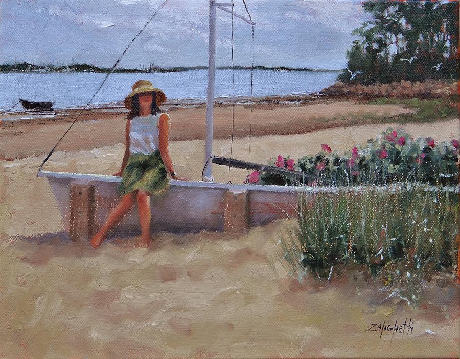 Cape Cod Weekend two Painting by Laura Lee Zanghetti