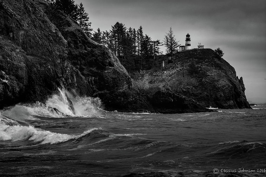 Cape Disappointment Lighthouse Photograph by Cassius Johnson