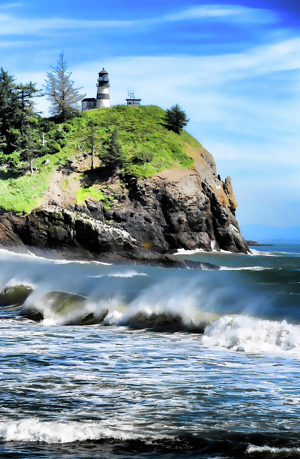 Cape Disappointment Lighthouse II Photograph by Athena Mckinzie