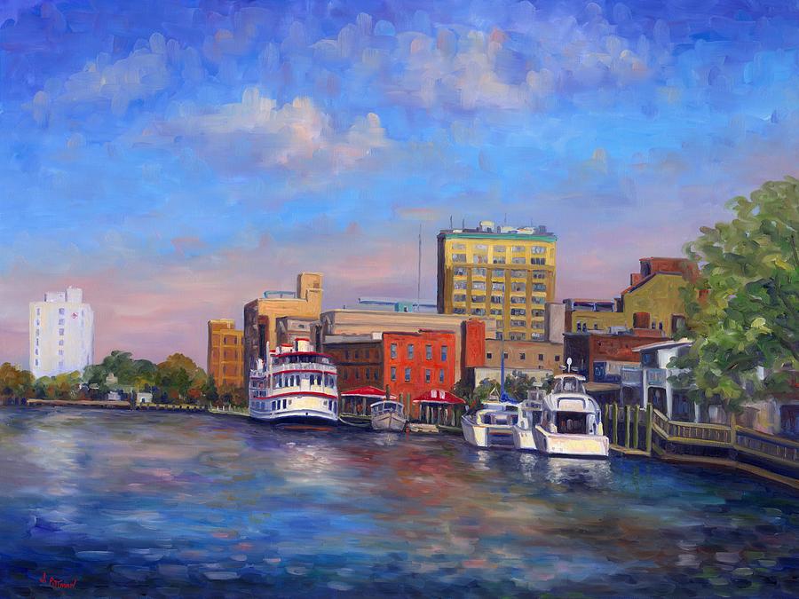 Wilmington Painting - Cape Fear Afternoon by Jeff Pittman