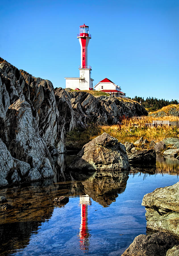 Cape Forchu Lighthouse Photograph by Carolyn Derstine