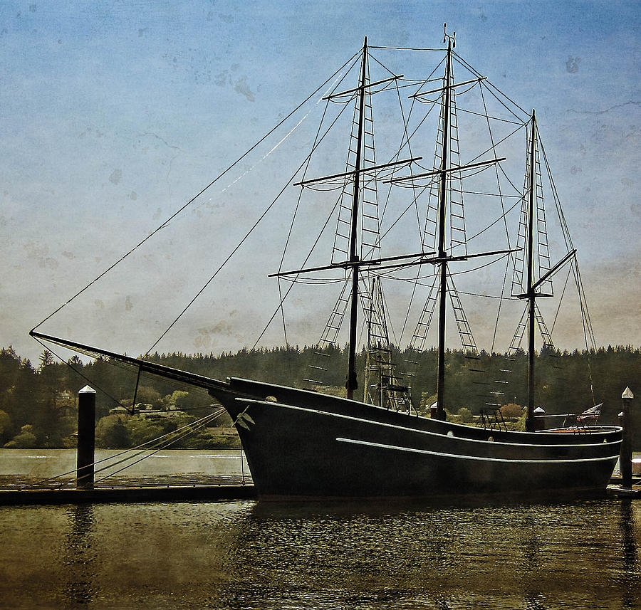 Cape Foulweather Tall Ship Photograph by Thom Zehrfeld