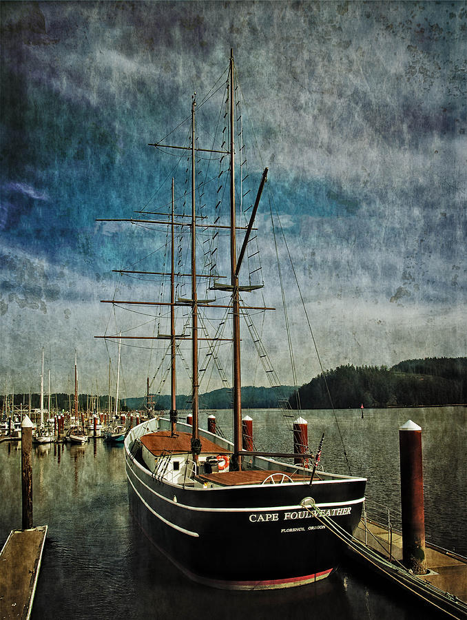 Tall Ship Cape Foulweather Photograph by Thom Zehrfeld