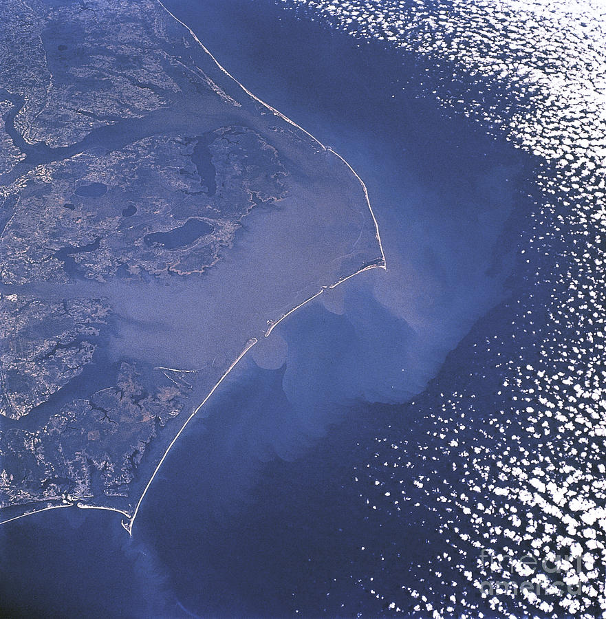 Cape Hatteras Islands Seen From Space Photograph by Science Source