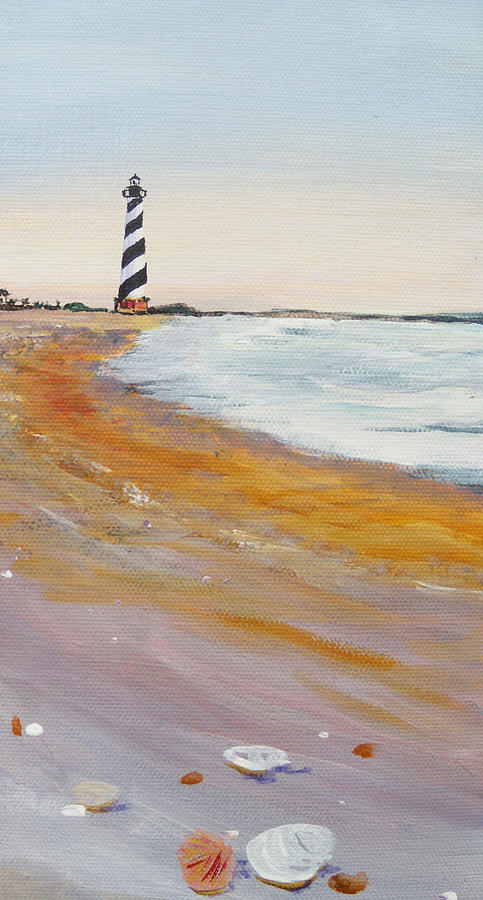 Cape Hatteras Lighthouse Painting by Anne Marie Brown