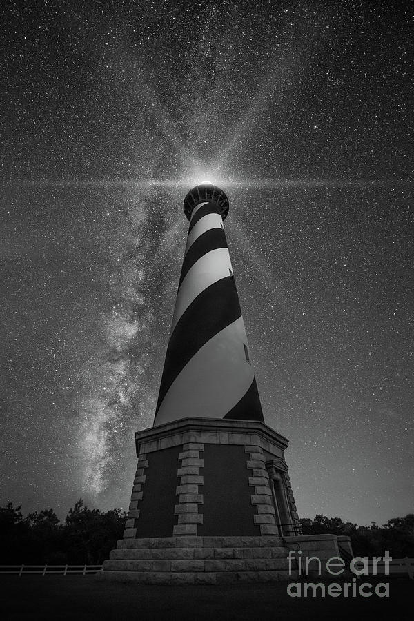 Cape Hatteras Lighthouse Milky Way Photograph by Michael Ver Sprill