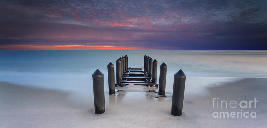 Pier Photograph - Cape May Beach by Marco Crupi